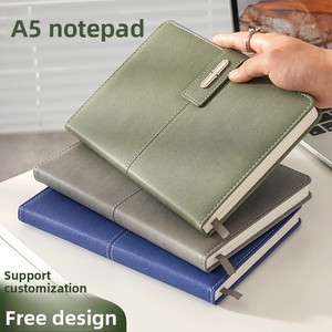 Agenda de Negocios con Cubierta de Cuero Sintético y Cierre Magnético A5, Libro de <span class=keywords><strong>Contabilidad</strong></span> de Alta Gama, Cuaderno para Notas de Reuniones de Oficina, Regalo para Estudiantes - Product Image 2
