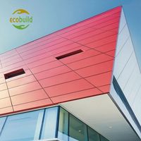 Panneau composite en aluminium écologique et durable, Alucobond 3 mm 4 mm, feuille ACP, panneau ACM, revêtement mural extérieur, façade