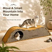 Jouet pour chat en feutre, griffoir triangulaire, nid pour chat, outil de nettoyage des griffes