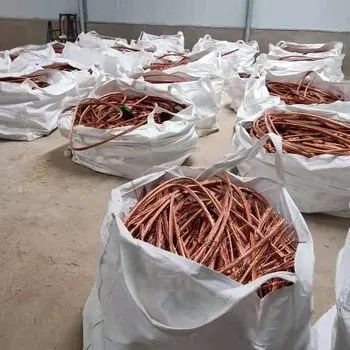 Sucata de fio de cobre de alta pureza de cobre vermelho de alta qualidade 99.99% com preço de atacado