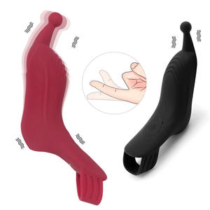 Mini Wireless Finger Vibrator Ärmel Silikon Sexspielzeug für Frauen <span class=keywords><strong>Massage</strong></span> & weibliche Mastur bator für Paare - Product Image 2