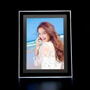 crystal acrylic light panel for poster acrylic frame led photo frame wall lightbox photo frame light box