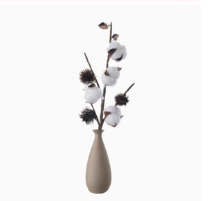 Vente en gros de 4 <span class=keywords><strong>tiges</strong></span> de <span class=keywords><strong>coton</strong></span> naturel séché, branches de <span class=keywords><strong>coton</strong></span> véritables pour allée de mariage, décoration rustique de maison et de vase DIY - Product Image 5