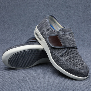 Baskets à coussin d'air antidérapantes respirantes et légères à fermeture réglable <span class=keywords><strong>pour</strong></span> les personnes âgées, chaussures <span class=keywords><strong>pour</strong></span> diabétiques youyun <span class=keywords><strong>pour</strong></span> hommes - Product Image 4