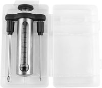 Injecteur de marinade pour viande en plastique de qualité alimentaire, seringue de cuisine pour le goût du barbecue, pour steak, dinde, poulet