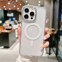 Coque de téléphone robuste en TPU + acrylique avec protection pare-chocs et aimant puissant pour OPPO Reno 15 15F 15C 15 FS A5 Pro A3X A80