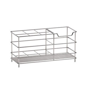 Soporte para cepillos de dientes de acero inoxidable 304, estante de almacenamiento rectangular resistente al óxido para encimera de baño, para pasta de dientes y maquinilla de afeitar - Product Image 2