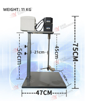 Mélangeur de colle chimique alimentaire de petite taille, machine de dispersion motorisée pour lait, encre et peinture, machine de agitation pour la production en petites séries