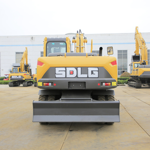 SDLG E7150F Livraison la plus rapide Origine 13,1 tonnes Mini pelle sur pneus 4 roues Pelle hydraulique 13 tonnes Pelle sur pneus - Product Image 5