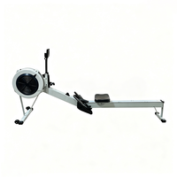 Rameur à air blanc avec moniteur PM5, pliable, à résistance à l'air, équipement de fitness pour la maison ou la salle de sport, direct usine