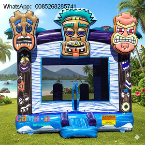 Château rebondissant extérieur de mini de PVC maison gonflable pourpre de rebond de qualité marchande - Product Image 4