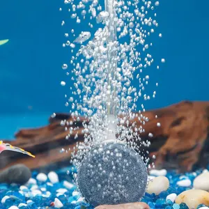 Pierre à air pour aquarium, diffuseur d'oxygène à disque pour réservoir de poissons, pierres à air pour aquariums, culture hydroponique, étangs et pompe à air