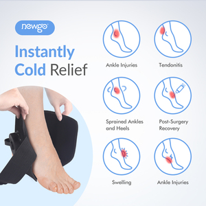 Sac de Glace Portable Pliable Léger Personnalisé pour la Thérapie par le Froid, Rechargeable, pour la Récupération Post-Opératoire, Entorses, Inflammations et Douleurs à la <span class=keywords><strong>Cheville</strong></span> - Product Image 3
