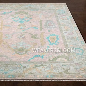 Vintage Hand Knotted Wool <b>Rug</b> Handmade <b>Rug</b> Area <b>Rug</b> Bedroom Living Room Dining Area Office <b>Pastel</b> Hand Knotted <b>Pastel</b> Area <b>Rug</b> - Product Image 3