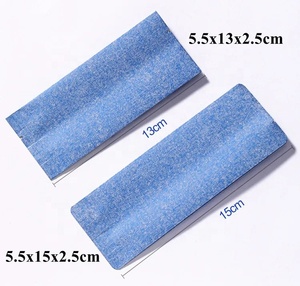 Biểu tượng tùy chỉnh bên miếng vải hình tam giác Kraft Túi giấy nhiệt bịt kín mỏng bột trà lá gói túi Bao bì với vết rách - Product Image 2