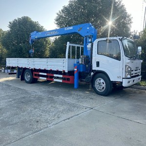 รถบรรทุกติดเครน ISUZU 4x2 ขนาด 5 ตัน บูมยืดไสลด์ เกียร์ธรรมดา ดีเซล ยูโร 4 แรงยกสูง - Product Image 1