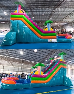 Toboggan aquatique gonflable commercial géant en PVC de haute qualité <span class=keywords><strong>avec</strong></span> <span class=keywords><strong>piscine</strong></span> pour adultes, idéal pour les fêtes en extérieur - Product Image 5