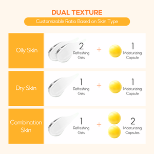 Crème hydratante raffermissante et éclaircissante à la vitamine C BREYLEE en capsules - Product Image 6