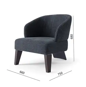 최신 이탈리아의 세련된 디자인 현대 거실 의자 북유럽 리브스 악센트 의자