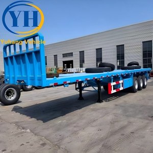 Nuestro Remolque de Plataforma Plana de 48 Pies con Panel Frontal al Precio Más Bajo en Venta |   Fabricante de <span class=keywords><strong>Remolques</strong></span> de Plataforma de 3 y 4 Ejes - Product Image 4