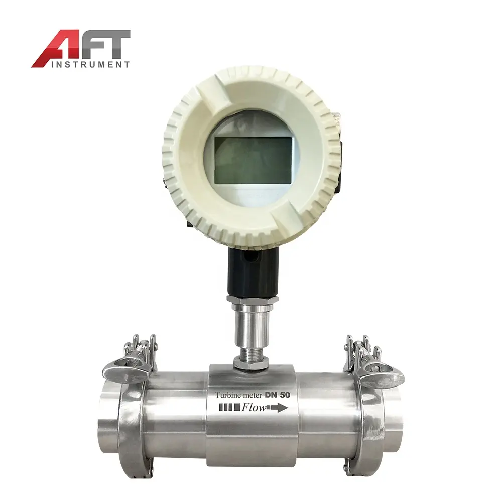 Flowmeter Precisie Sensor Teller Voor Stookolie Vloeibare Intelligente Schroefdraad Turbine Flow Meter