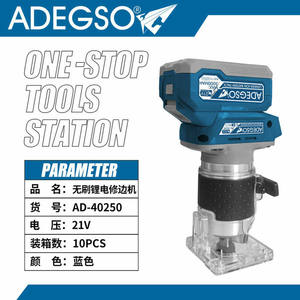 21V taglierina elettrica per la lavorazione del legno con due batterie 110V US e contenitore di legno router prodotto - Product Image 1