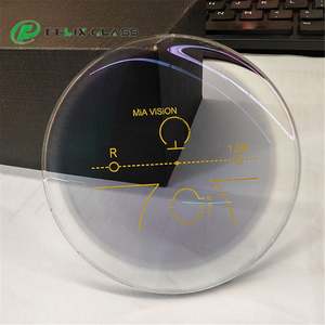 Lentilles optiques progressives photochromiques HMC 4+12 UV400 en deux parties, vente chaude en usine, lentilles blanches - Product Image 6