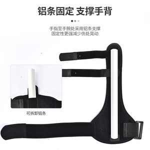 Five-finger fixation with protective sleeve, thumb fracture splint, tendon sheath, wrist brace, <b>mouse</b> hand, thumb single/double - Product Image 3