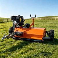 Smartlog 15 PS 4-Takt 420 cm³ Benzin-ATV-Schlegelmäher, abschleppbar, höhenverstellbar, Hochleistungs-Industriequalität Rasen- und Grasschneider
