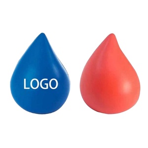 Ballons personnalisés pour événements, cadeaux promotionnels, anti-stress et anti-anxiété, en forme de goutte de sang ou d'eau - Product Image 1