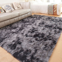 Tapis en fausse fourrure rose super longs et moelleux pour salon, tapis shaggy