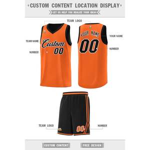 Jersey de Hip Hop Atlético personalizado para hombres y jóvenes Uniforme de baloncesto personalizado con número de nombre disponible en tallas XS a 5XL - Product Image 2