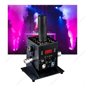 Evento do casamento Stage Night Club Disco Efeito DJ Equipamento Fumaça Nevoeiro Cryo Canhão Smog Maker 12x3W LED Coluna DMX CO2 Jet Machine - Product Image 6