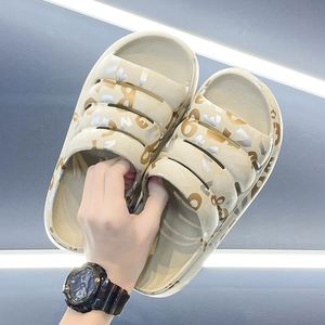 Chaussons d'extérieur décontractés pour hommes grandes tailles, best-sellers, tendance, à semelle épaisse, légers et antidérapants, printemps/été, pour la marche décontractée - Product Image 5
