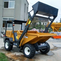 Fabricant chinois de mini-dumpers à benne avant 3t 4x4 diesel autochargeurs SD30 en vente