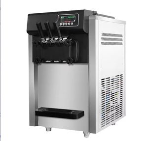 Nouveau bureau <span class=keywords><strong>Cornetto</strong></span> crème glacée molle 3 main lait italien faire crème glacée Mak Machine fabricant pour les petites entreprises - Product Image 3