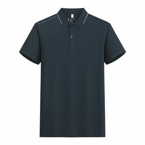 Camiseta Polo de Color Sólido, Poliéster, Absorbe la Humedad, para Uso Diario - Product Image 1