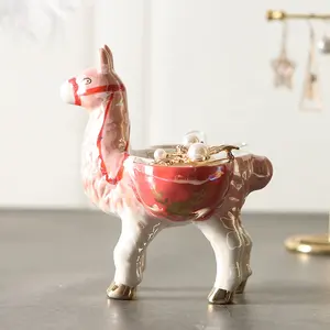 Camel Ceramic Jewelry Tray Trinket Dish Decorative Bowl for Jewelry Keys Change Candies