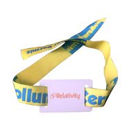 Bracelet personnalisé en tissu tissé avec puce RFID/NFC, étanche, 13,56 MHz HF, pour paiement par carte de visite, usage hôtelier et toutes occasions