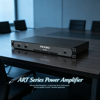 Amplificateur de puissance numérique ART-350 1U en rack, réponse en fréquence large, qualité sonore claire, amplificateur pour théâtres et lieux de divertissement