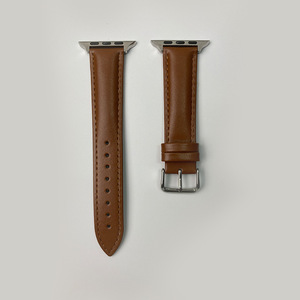 Pour <span class=keywords><strong>Apple</strong></span> <span class=keywords><strong>Watch</strong></span> 42/44/45mm Bracelet de remplacement en cuir véritable à dégagement rapide pour IWatch Series <span class=keywords><strong>SE</strong></span> 9 8 - Product Image 5