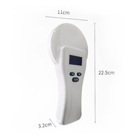 Lector de Microchip RFID para Animales ISO11784/85 134.2khz FDX-b, Lector de Etiquetas Auriculares para Animales, Escáner HDX