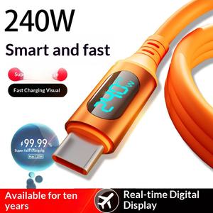 Câbles de charge rapide haute vitesse 120W USB C vers Type-C pour transfert de données, compatibles iPhone 15 16 17 Pro Max, <span class=keywords><strong>iPad</strong></span>, Samsung, Xiaomi - Product Image 2