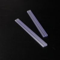 Matériau profilé extrudé transparent en PVC, profilé extrudé en PVC souple et dur résistant à la chaleur, produit extrudé en PVC