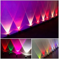 Projecteurs LED RGBWAUV 6-en-1 15W, Canons Chroma sans fil sur batterie, Mini Uplights DJ, Éclairage de club pour DJ, discothèque, mariage
