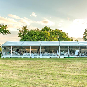 Carpa para Eventos, Bodas, Banquetes, Iglesias, con Estructura de Aluminio y Lona de PVC Blanca, para 100, 500, 1000 Personas - Product Image 3