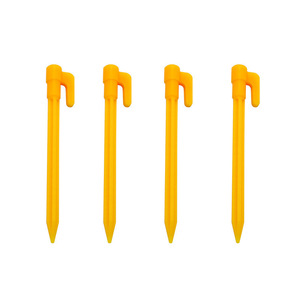 Tent <b>Peg</b> Plastic Yellow Outdoor Camping <b>Ground</b> Stake All Seasons Use - Product Image 4