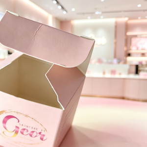 Custom Logo Printed Cosmetic Paper Box Pink Folding Packaging Box Vitamin C Serum Skincare Essence Bottle Packaging <b>Boxes</b> - Product Image 6