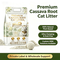 Export en gros 10L/20L Litière pour chat en bois, agglomérante, faible résidu, sans danger pour les fosses septiques, pour la vente au détail en supermarchés et animaleries