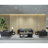 Table de bureau noire meubles patron bureau ordinateur coin gestionnaire bureau président exécutif Table Executive Design moderne 1 ensemble